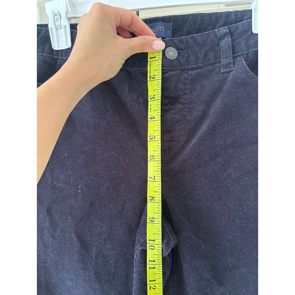 Talbots Petite Black Corduroy Pants Size 8P - Picture 4 of 8